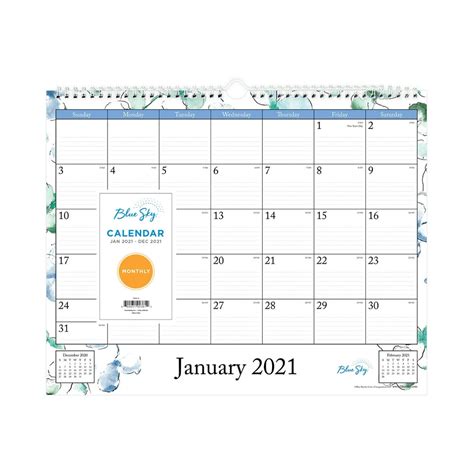 Blue Sky Wall Calendar